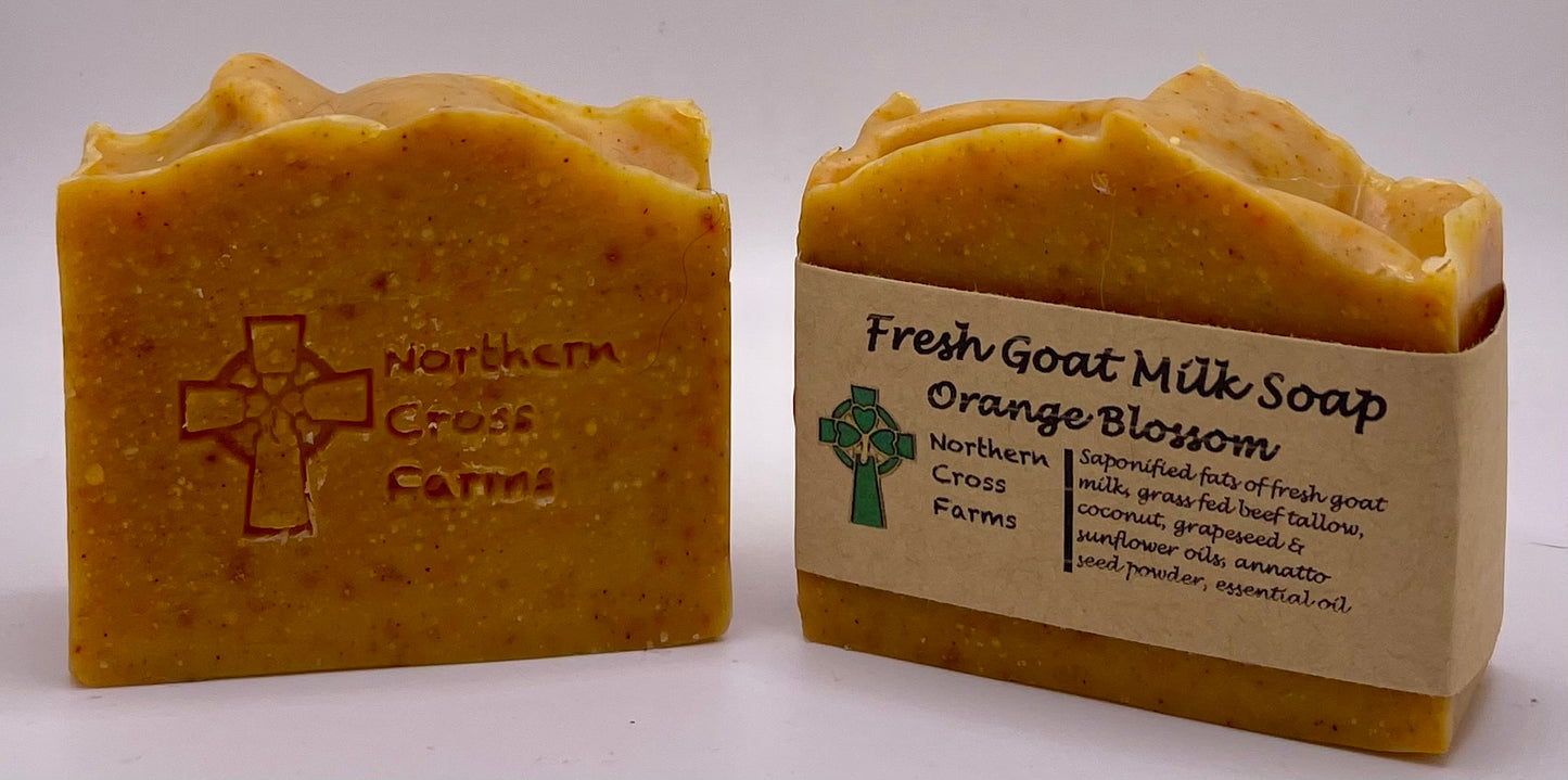 Orange Blossom Fresh Goat Milk Soap