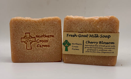 Cherry Blossom Fresh Goat Milk Soap