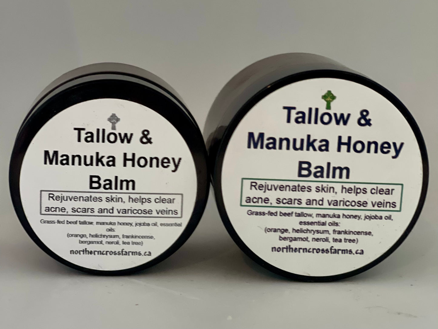 Tallow & Manuka Honey Balm (especially good for acne prone skin)