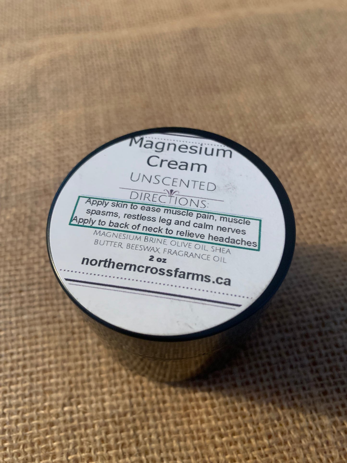 Magnesium Cream