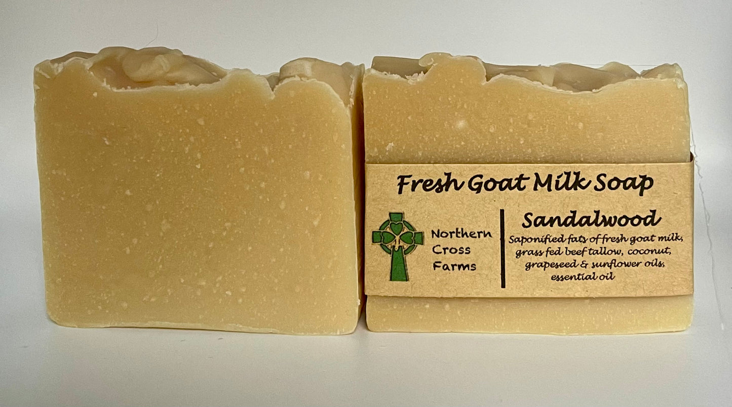 Sandalwood Fresh Goat Milk Soap