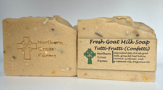 Tutti-Frutti (Confetti) Fresh Goat Milk Soap