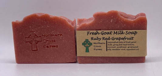 Ruby Red Grapefruit Fresh Goat Milk Soap