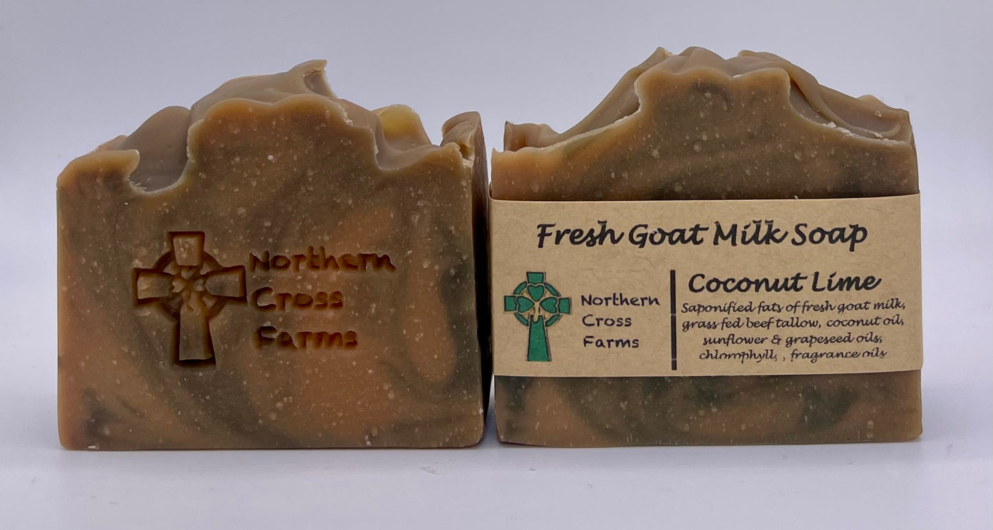 Coconut Lime Fresh Goat Milk Soap