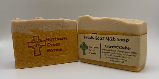 Carrot Cake Fresh Goat Milk Soap