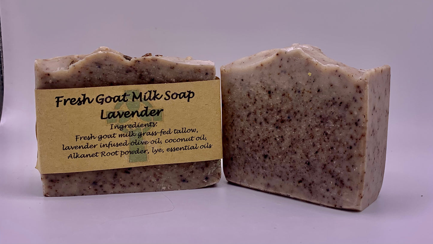 Lavender Fresh Goat Milk Soap