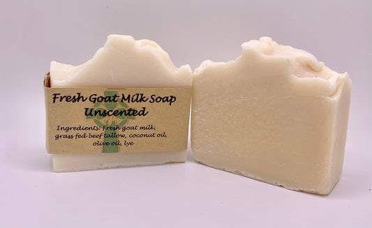 Unscented Fresh Goat Milk Soap