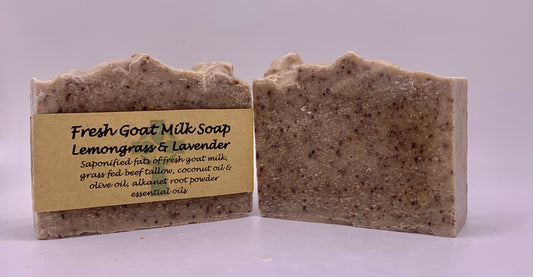 Lemongrass & Lavender Fresh Goat Milk Soap