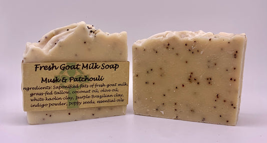 Musk & Patchouli Fresh Goat Milk Soap