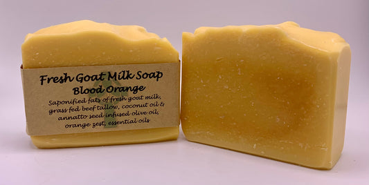 Blood Orange Fresh Goat Milk Soap