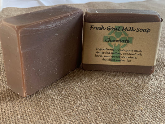 Chocolate Fresh Goat Milk Soap