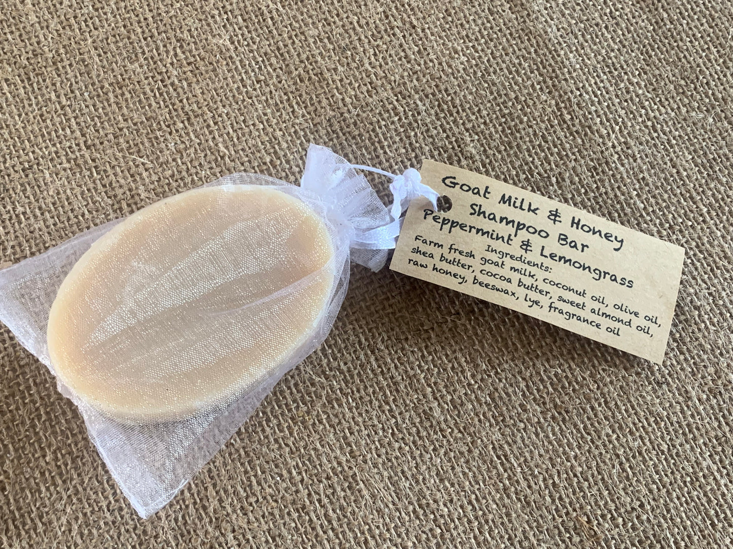 Peppermint & Lemongrass Shampoo Bar