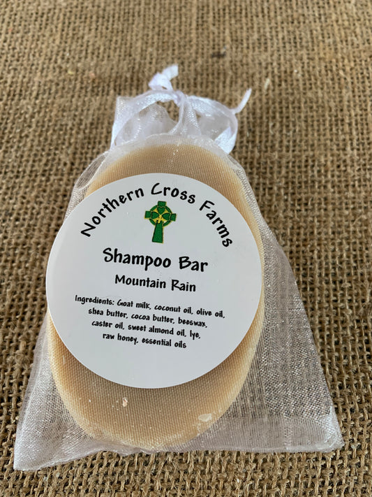 Mountain Rain scented Shampoo Bar