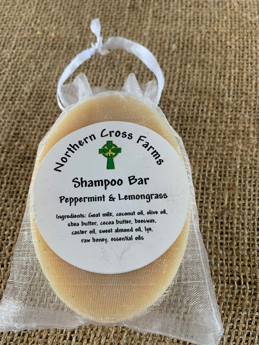Peppermint & Lemongrass Shampoo Bar