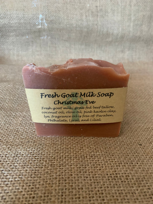 Christmas Eve Fresh Goat Milk Soap