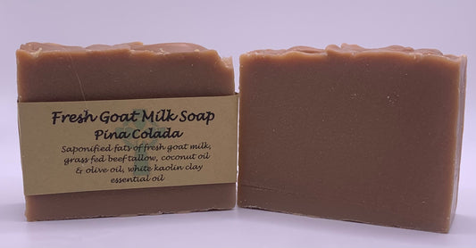 Pina Colada Fresh Goat Milk Soap