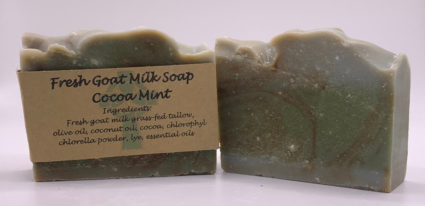 Cocoa Mint Fresh Goat Milk Soap